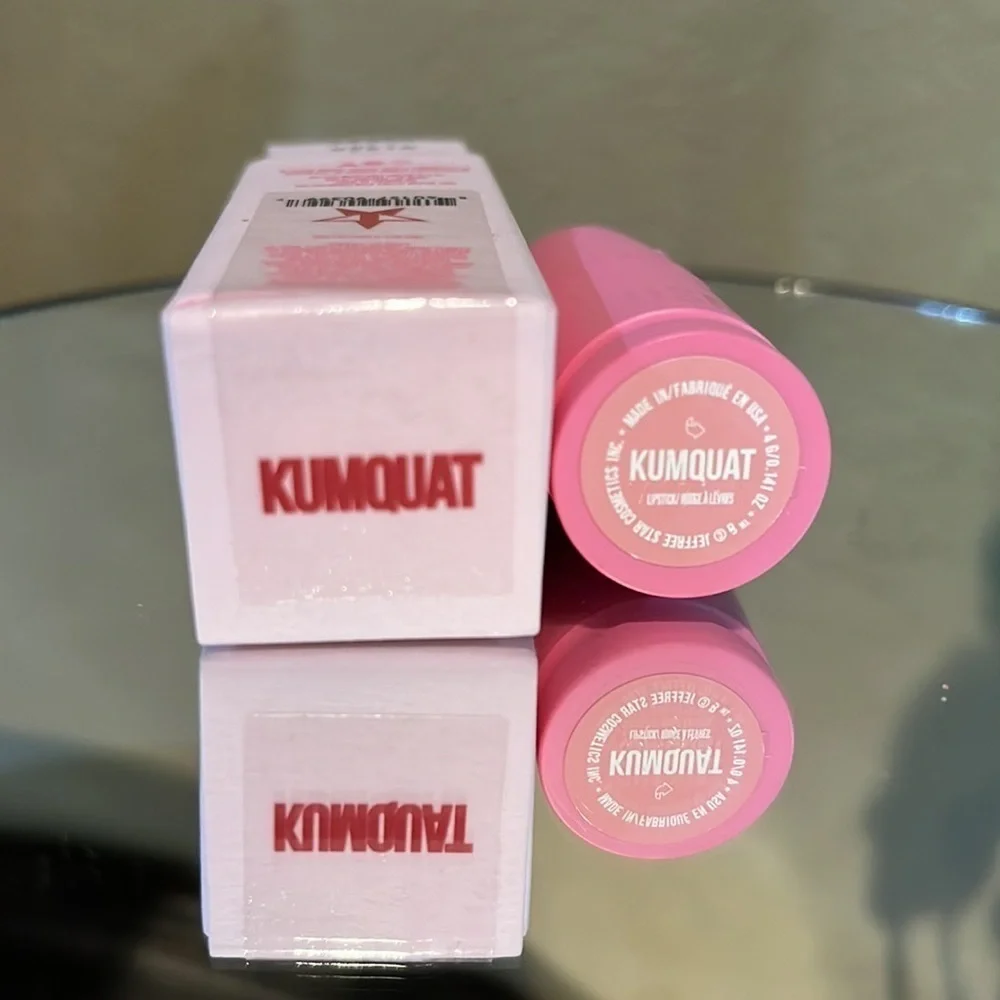 Jeffree Star Velvet Trap lipstick in color Kumquat. New!